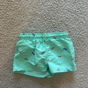 Zara bright green swim trunks. Great condition